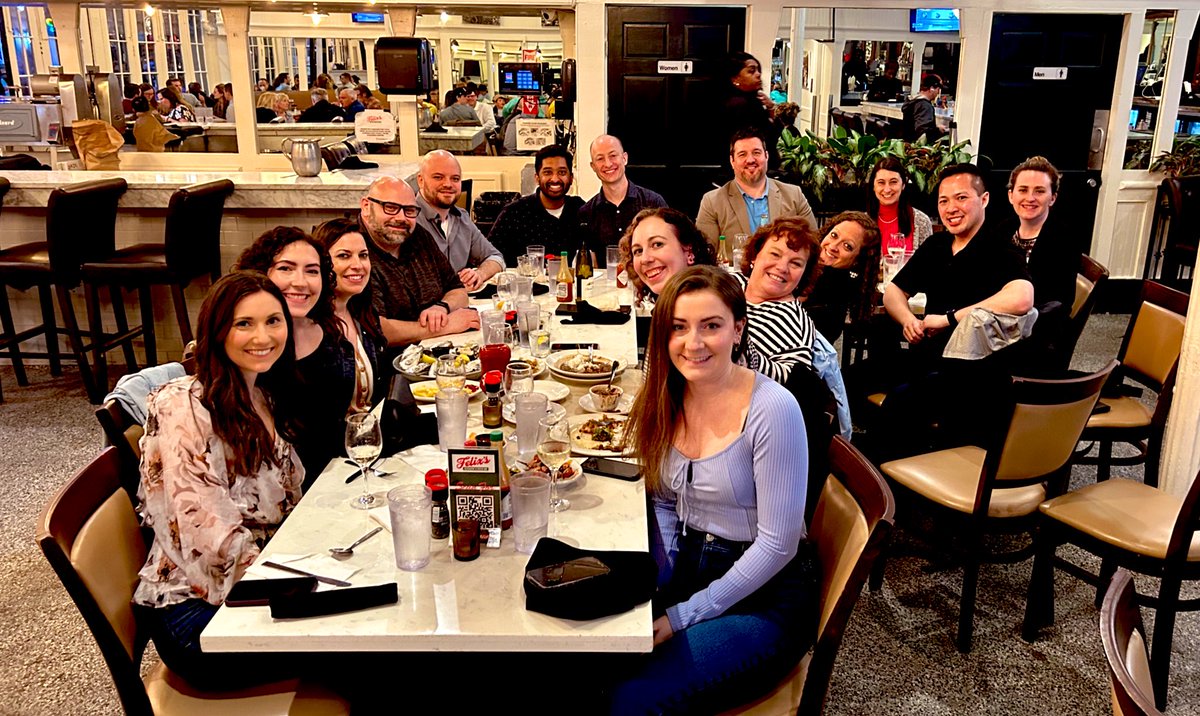 The weather disrupted our crew a bit but was a great team dinner on opening night of #AIMW25 <a href="/AAIMOnline/">AAIM</a> with most of our team 💚💙 <a href="/abbey1a/">Abigail Arrigo</a> <a href="/Rachel_DiLeo5/">Rachel DiLeo</a> <a href="/MonicaSieber/">Monica Sieber</a> <a href="/NatthewDO/">Dr. Natt</a> <a href="/Dr_DWinters/">Dylan Winters</a> <a href="/BalajiJagdishDO/">Balaji Jagdish, DO</a> <a href="/nicole_sacca/">Dr. Nicole Sacca D.O.</a> <a href="/hannah_todo123/">Hannah Todorowski</a> <a href="/AlexJohnstonDO/">Alex Johnston</a> <a href="/trobertson8/">Tom Robertson</a>