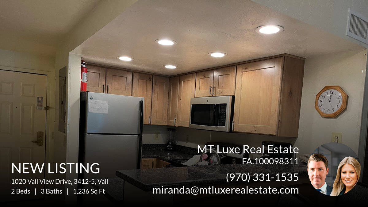 mzintgraff's tweet photo. 📍 New Listing 📍 Take a look at this fantastic new property that just hit the market located at 1020 Vail View Drive, 3412-5 3412-5 in Vail. Reach out here or at (970) 331-1535 for more information!

Listed by Robert Schilling

MT... https://t.co/MjOd6vWOnx https://t.co/kHzYA4QMr8