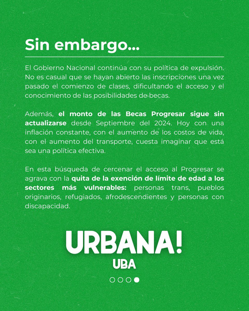 urbanacbc's tweet photo. Más información: https://t.co/PGBpDm6YCR

#UBA #CBC #BecasProgresar https://t.co/gnpu6vYsZk