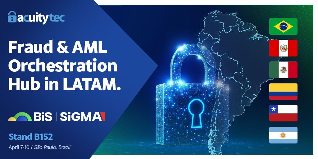 acuitytec's tweet photo. Amazing day at #SIGMAAmerica! Excited to meeting more #iGaming leaders. 

https://t.co/Yz3ROHHJoK 

Connect with us at Booth B152 to discover our #KYC / #AML #OrchestrationHub with adaptive #FraudDefence and latam #identityverifications.

#SecurePayouts #FightFraud #IDVerify https://t.co/8JbPEOLzIQ