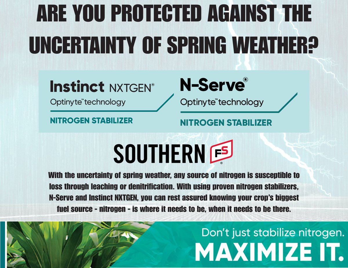 Southern FS (@southern_fs_inc) on Twitter photo With the weather constantly changing, make sure your crops are ready for whatever comes next. Contact your local <a href="/Southern_fs_inc/">Southern FS</a>  Crop Specialist for more information. With the weather constantly changing, make sure your crops are ready for whatever comes next. Contact your local <a href="/Southern_fs_inc/">Southern FS</a>  Crop Specialist for more information.