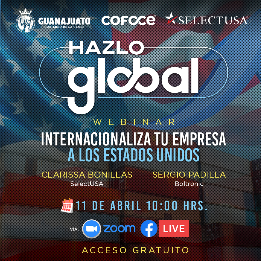 COFOCE's tweet photo. ¡Es hora de llevar tu empresa a nuevos horizontes! 🌎 Forma parte de nuestro próximo #webinar junto a @SelectUSA y aprende sobre cómo expandir e internacionalizar tu negocio al mercado estadounidense. 🇺🇸

Regístrate gratis aquí 👉 https://t.co/VvKBZeqH9D

#GobiernoDeLaGente https://t.co/2mWHqsBsAq