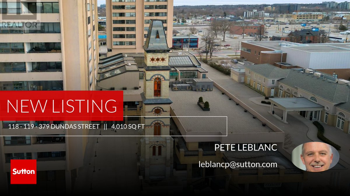 📍 New Listing 📍 Take a look at this fantastic new property that just hit the market located at 118 - 119 - 379 Dundas Street in London East (east K). Reach out here or at  for more information

Pete &amp; Sue LeBlanc, Realtors 
Sutto... peteleblanc.sutton.com/showcase/118--…