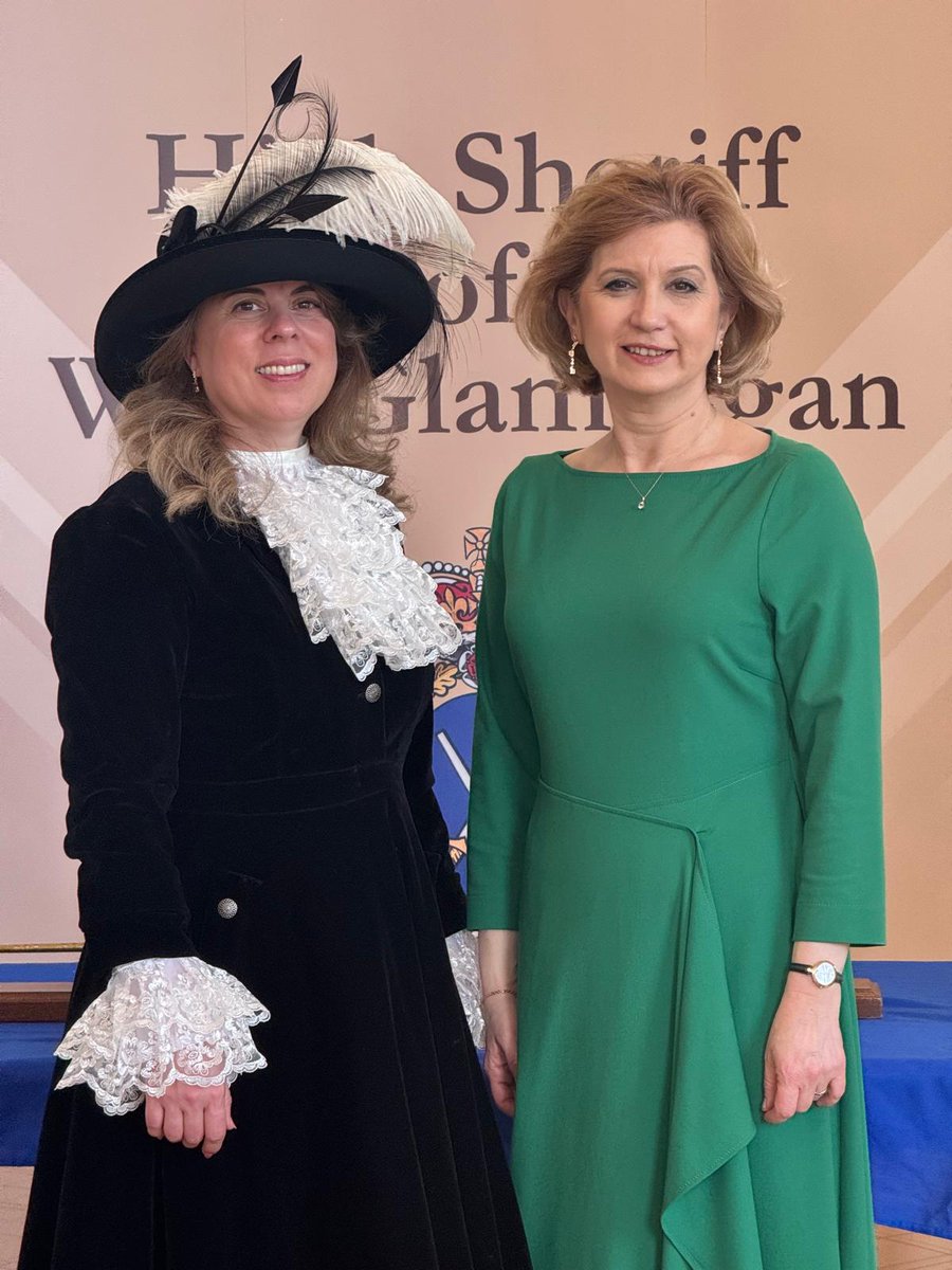 laurapopescumfa's tweet photo. Best of success to High Sheriff Diana Stroia, the first Romanian national to hold this esteemed position, as she`ll represent HM The King in West Glamorgan @HSofWestGlam.
She was an excellent Honorary Consul of Romania in Wales,I`m confident she`ll be an outstanding High Sheriff. https://t.co/RwpBKU2tKu