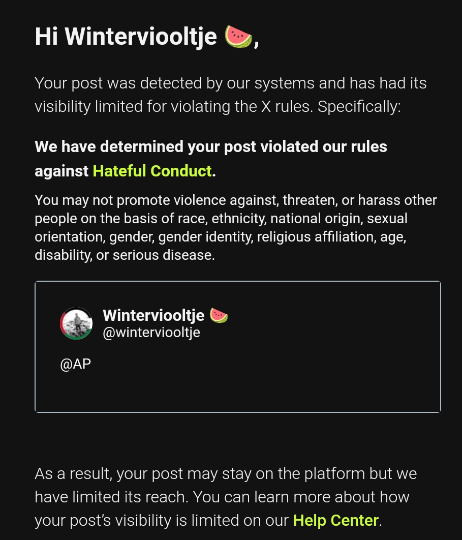 I seem to have done something wrong again according to X. How am I going to understand what they are talking about? I've searched but I can't find a reply from me to AP. Probably it was an image but wtf?