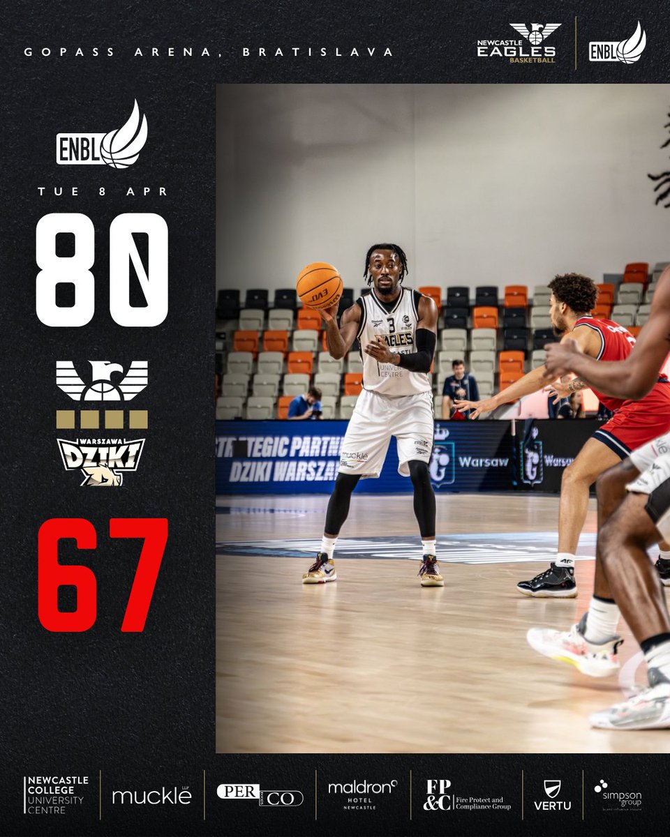 𝗪𝗘 𝗔𝗥𝗘 𝗢𝗙𝗙 𝗧𝗢 𝗧𝗛𝗘 𝗙𝗜𝗡𝗔𝗟 🦅

🏀 Our Eagles will face CSO Voluntari tomorrow in the ENBL Final at 7:30pm BST live on YouTube

#WeAreEagles #ENBL