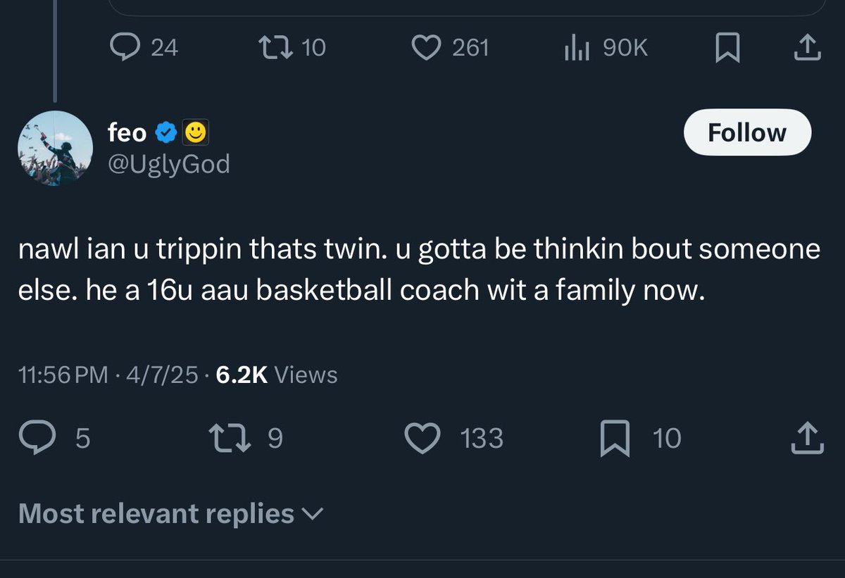 STRAPPEDUS's tweet photo. Ugly God says Wintertime is a 16AAU basketball coach with a family now 🐐❄️ https://t.co/AUnVHAjHwz