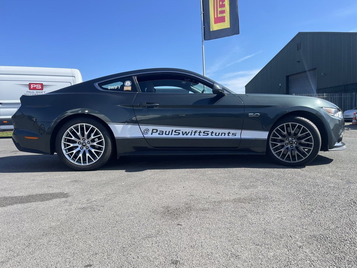 PaulSwiftStunts's tweet image. Fantastic day supporting Pirelli at Blyton Race Track for the KwikFit track day. We debuted our new V8 #mustang track car and the guests loved it! Next track day is at #Croft in May, stay tuned for details! 
#Pirelli #PZero #Blyton #kwikfit #Mustang #Experience #Trackday