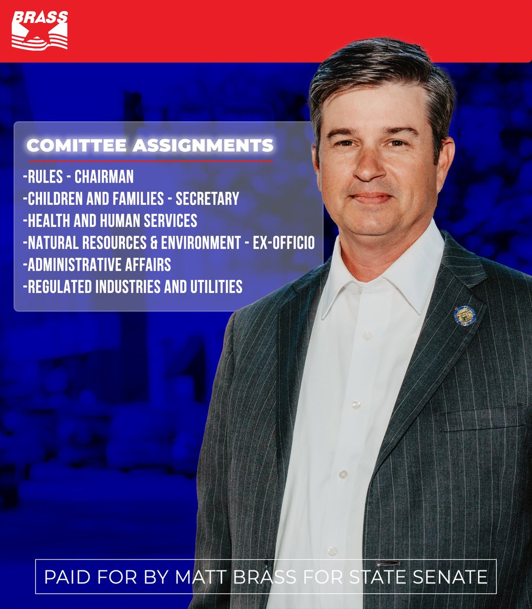 During this 2025-2026 Legislative Session, I have the honor of serving on many impactful Committees. The Committee process is crucial to making sure we pass good Legislation in the Senate. 

#gapol #brassforga #gasenate #district6