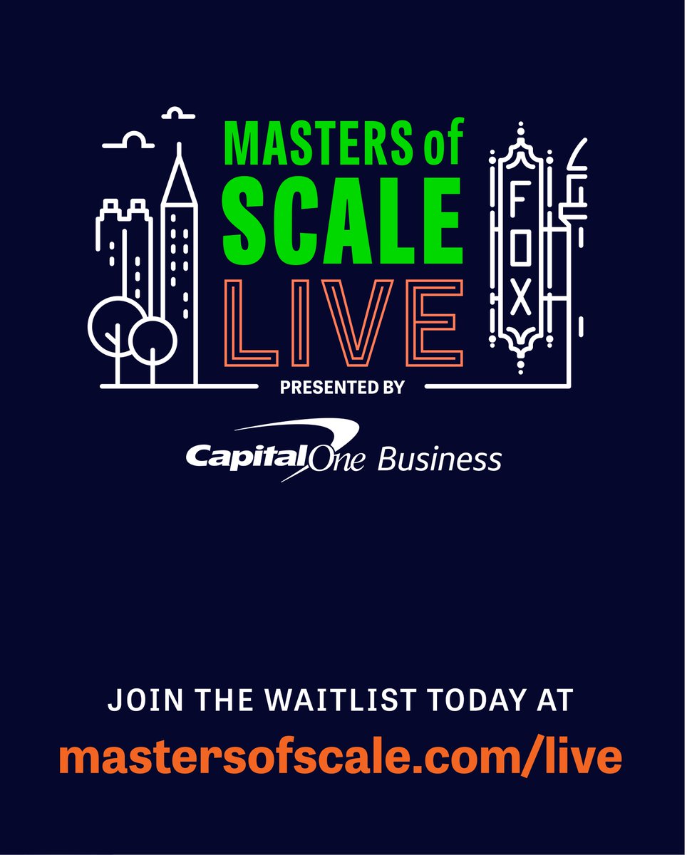 Masters of Scale tweet media