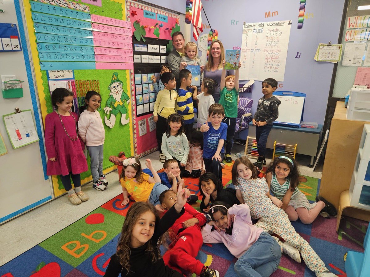 Feeling grateful (and having so much fun!) being the mystery reader in my daughter’s kindergarten class today. I had the joy of reading Owl Moon to the kids—and hearing them all “Hoo Hoo” to call the owl the best. #mysteryreader