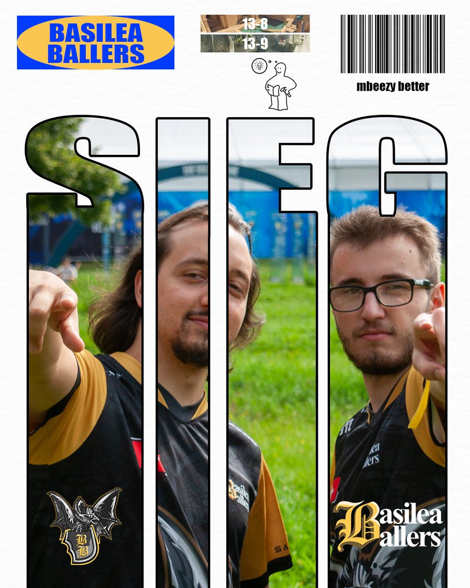 BASILEA BALLERS (@basileaballers) on Twitter photo GEWØNNEEEEEEN!
Wir bezwingen den bisher ungeschlagenen Tabellenführer "mbeezy better" auf 2 Maps. 💛
Somit sind wir wieder mitten im Kampf um den Aufstieg. GGWP und danke an <a href="/LordChewTV/">LordChewTV</a> für den Cast.
#aufgehtsballers GEWØNNEEEEEEN!
Wir bezwingen den bisher ungeschlagenen Tabellenführer "mbeezy better" auf 2 Maps. 💛
Somit sind wir wieder mitten im Kampf um den Aufstieg. GGWP und danke an <a href="/LordChewTV/">LordChewTV</a> für den Cast.
#aufgehtsballers