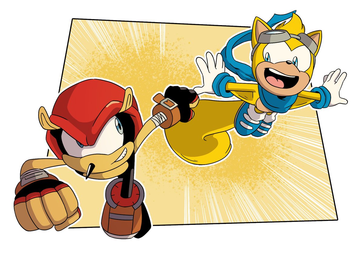 jcr3ative's tweet image. Mighty and Ray 🔴🟡

#sonic #SonicTheHedgehog #sonicart #sonicfanart #mightythearmadillo #raytheflyingsquirrel