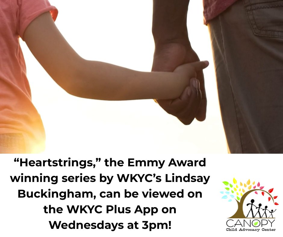 Canopy Child Advocacy Center (@canopycac) on Twitter photo <a href="/wkyc/">WKYC 3News</a>'s <a href="/LindsayBuckWKYC/">Lindsay Buckingham</a> recently featured Canopy on "Heartstrings," her Emmy Award winning series! Tune in to the WKYC Plus App on Wednesdays at 3pm for stories of hope, resilience and inspiration. ❤️ <a href="/wkyc/">WKYC 3News</a>'s <a href="/LindsayBuckWKYC/">Lindsay Buckingham</a> recently featured Canopy on "Heartstrings," her Emmy Award winning series! Tune in to the WKYC Plus App on Wednesdays at 3pm for stories of hope, resilience and inspiration. ❤️