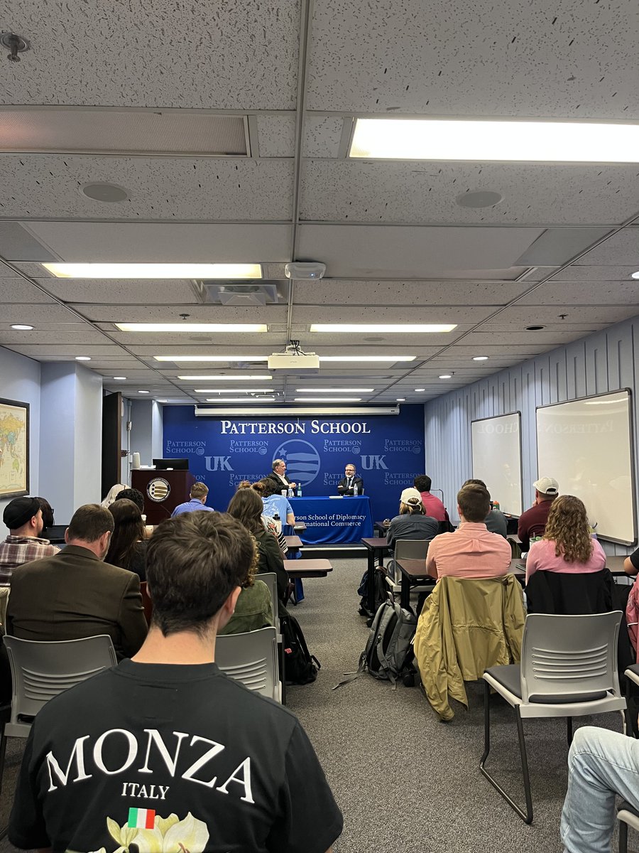 Last week, students engaged in a diplomatic dialogue with Frank Groome, Consul General of Ireland, and Mark Pierson, Patterson alum and President of the Atlanta Council on International Relations. Many thanks to both for sharing your valuable insights!