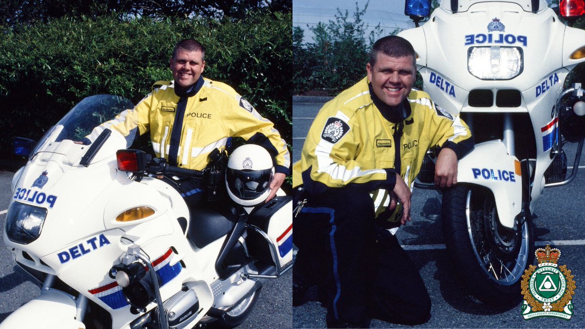 deltapolice's tweet photo. Today, we solemnly mark the 25th anniversary of Constable Mark Nieuwenhuis’ passing.

Mark tragically lost his life in an accident while responding to a call on April 8, 2000. His courage, service, and sacrifice remain a lasting part of our department’s history and identity.

During a private ceremony this morning, a memorial to Mark was unveiled at the intersection of Russell Drive and River Road — ensuring his legacy is honoured by both our department and the community.