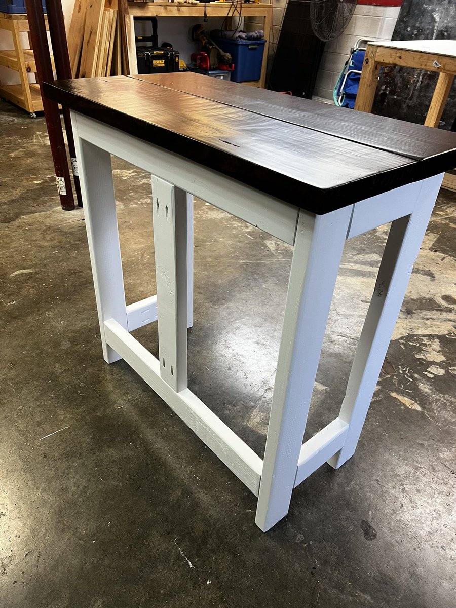 tamdrwoodworks's tweet photo. All done and ready for pick up!!!  #dewalt #entryway #table #minwax #kreg #kregjig #kregtools #kregjigproject #minwaxstain #dewalttools #dewalttough #wood #handmade #tennessee #woodfurniture #furiture #clarksville #clarksvilletn #yoga #trout #bass #allin #fishing #cocacolasign https://t.co/pOaT0qglh3