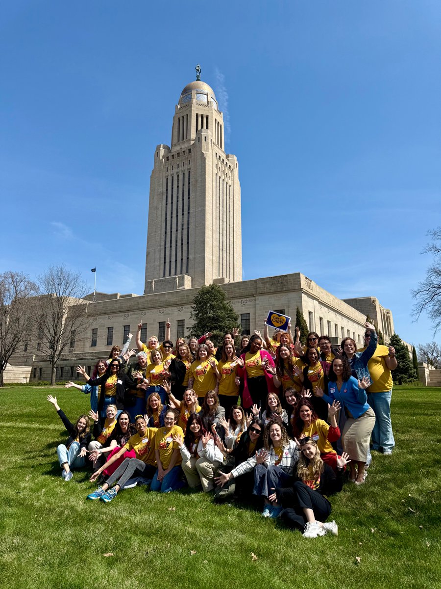 OmahaWomensFund's tweet photo. We had our first-ever Lobby Day! There's nothing more powerful than when women and advocates unite and support each other. Today was a day of collective power, sharing lived experiences, uplifting one another and advocating for common goals.💥💪💗 #NELeg https://t.co/RhYjGPXF1Y