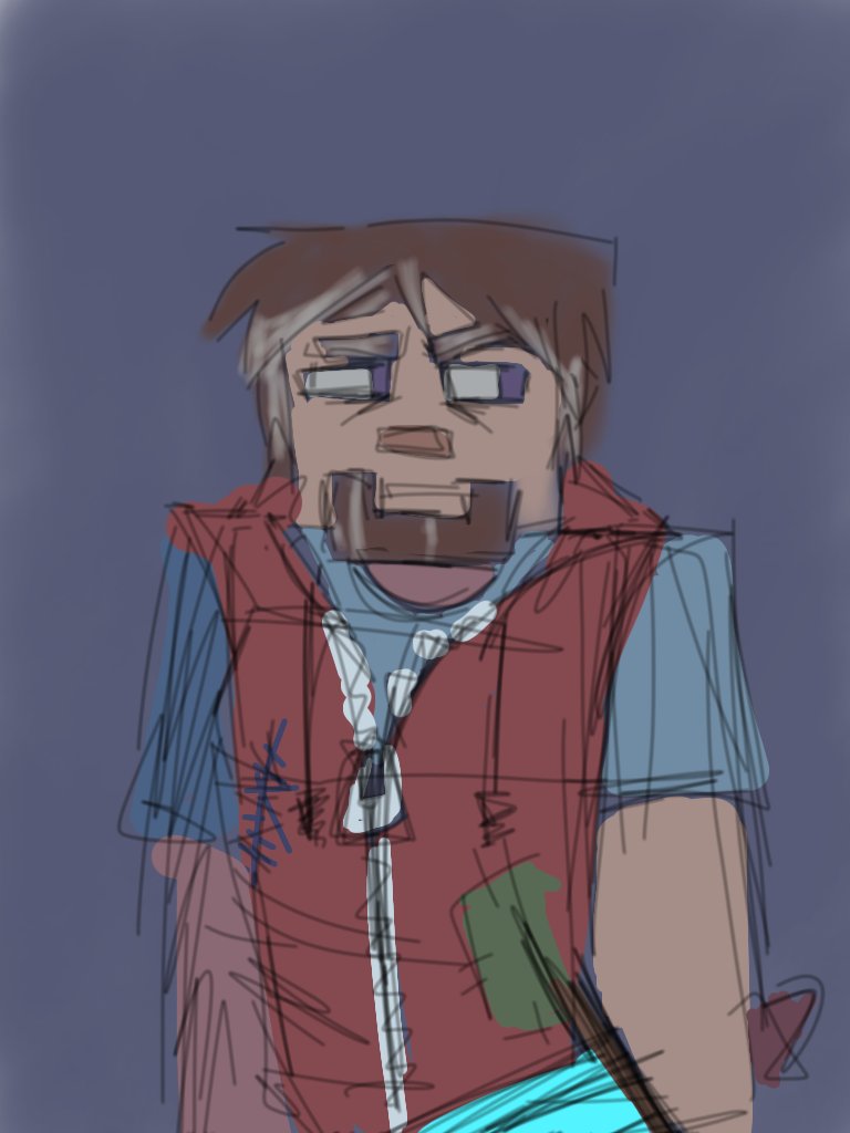 Theyrewatching_'s tweet photo. My Steve :D
He's old (45+!!)

 #Steve #Minecraft #minecraft_sketch #sketch #minecraft #minecraftau #MinecraftAU #Minecraftau https://t.co/AFlCUsCTZw