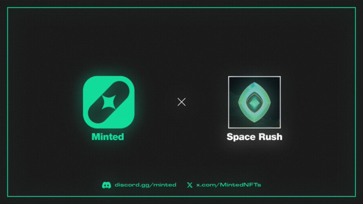Minted x <a href="/PlaySpaceRush/">Space Rush</a> 

Minted Members are joining the ranks of the bounty hunters ⚔️

We are excited to see everything unfold and being built by the talented team 🚀

Have you joined the Galactic Federation? ⬇️