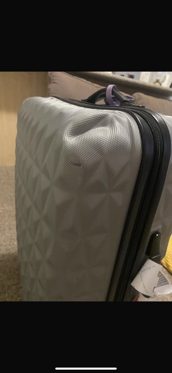 dazc42's tweet photo. Here are photos of the bag being destroyed! 
It was in perfect condition landing into the Christchurch 👍🏻 https://t.co/wSW2GDRKcN