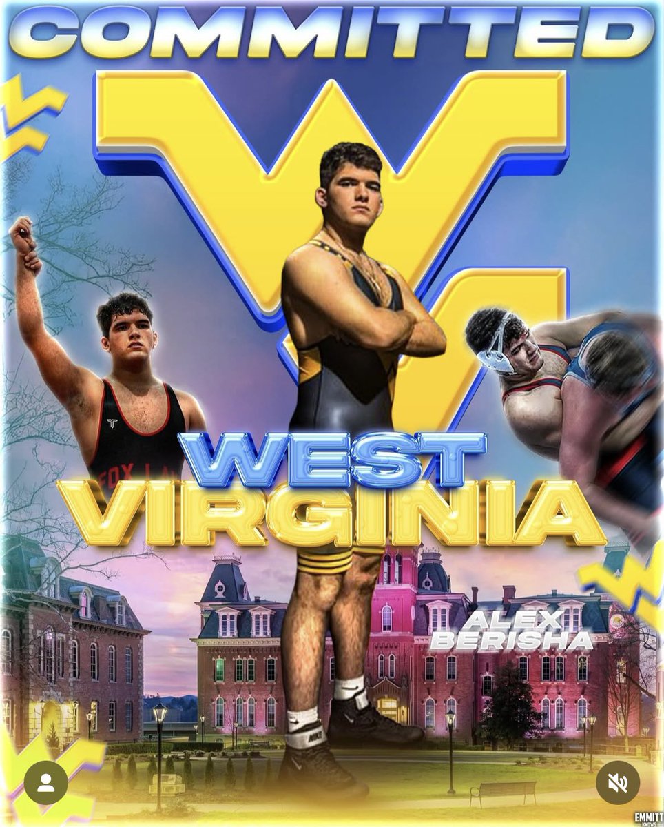 Alex Berisha (Fox Lane, c/o 2025) commits to West Virginia. 2025 state champion, 2024 state runner-up, and just finished 7th at Senior Nationals.

Great late pickup for West Virginia, and Berisha is one of the last top 10 wrestlers on our 2025 Big Board making their commitment.