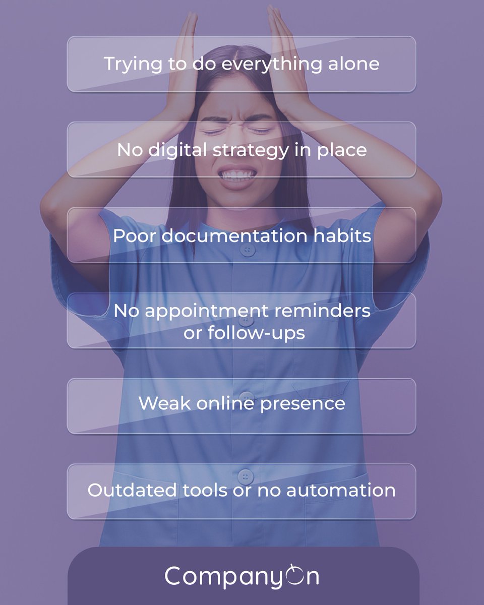 companyonapp's tweet photo. 🙅‍♂️ Don’t let common mistakes slow you down.
📌 Simplify bookings, organize documentation, and build your brand with CompanyOn—tailored for solo practitioners.

#SoloPracticeTips #AvoidMistakes #CompanyOn https://t.co/YCth53zFTj