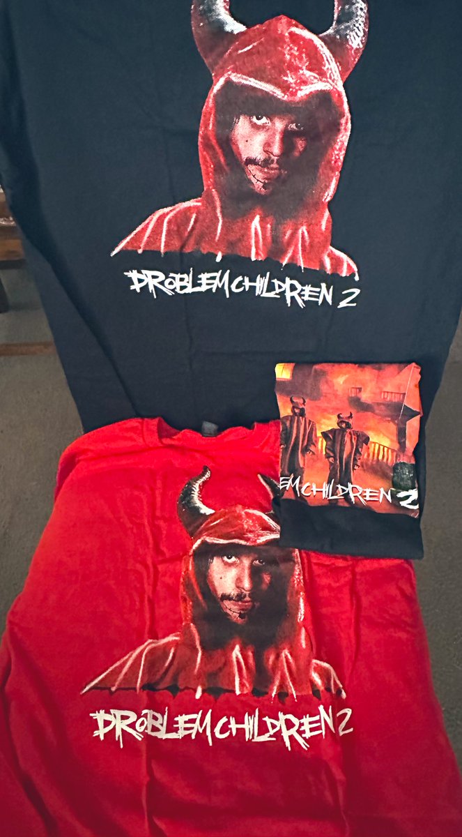 I had to get them <a href="/RickyHil/">RICKY HIL</a> shirts! WHOOP WHOOP!! PROBLEM CHILDREN 2!!!! LN &amp; C17!! 😈😈😎🤡