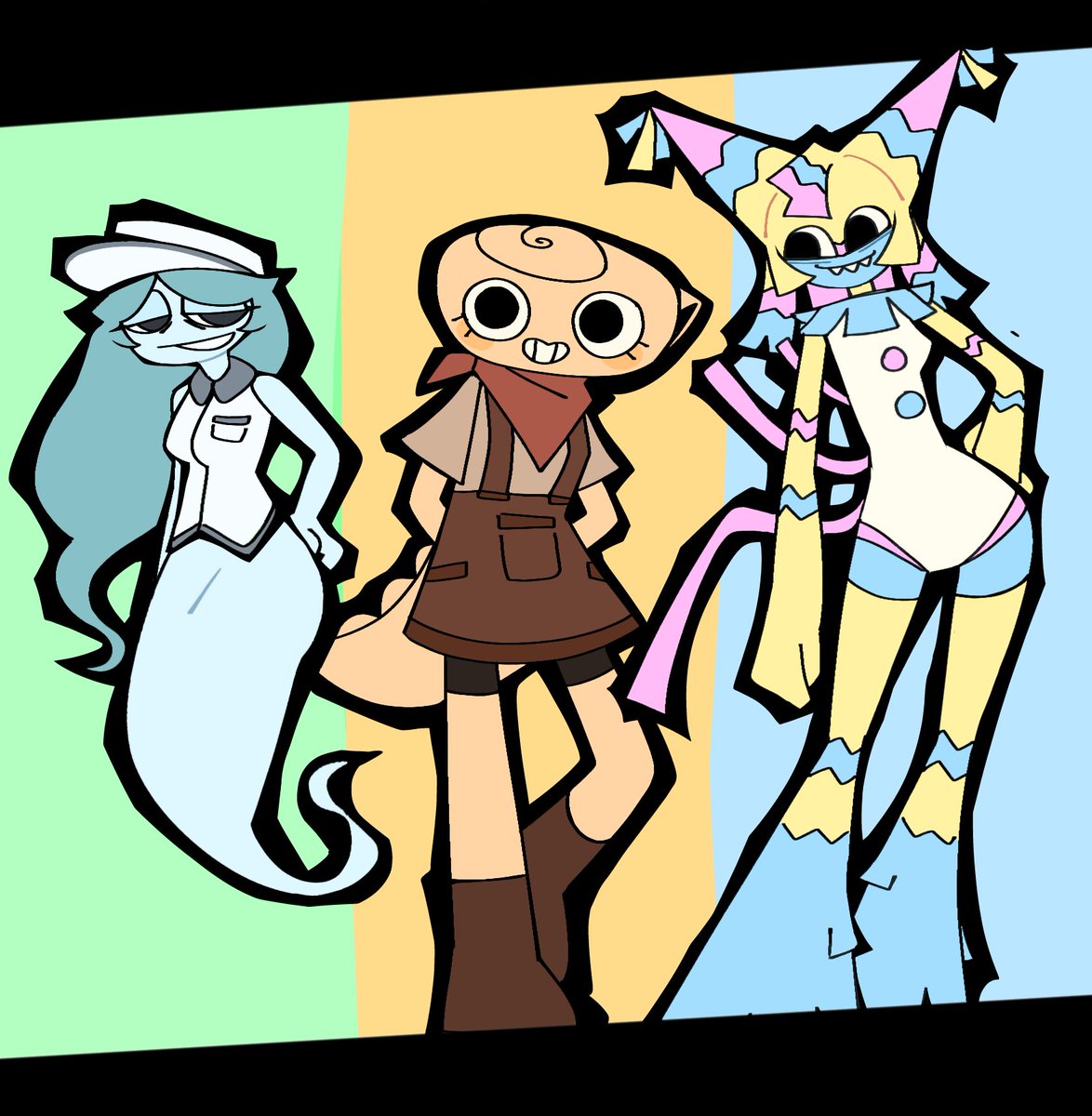 funnybvnny's tweet photo. Heh... this world might not be so dandy after all... #dandysworld #gnomeslayer #art #fanart https://t.co/3KzVe95xwY