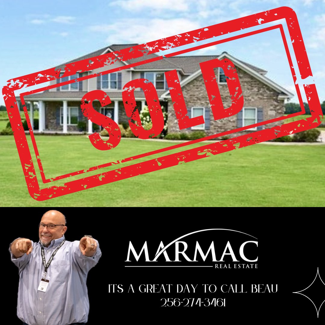 Sold and closed this home in Priceville for a wonderful family. Lets Go! It’s a great day to call Beau! 256-274-3461 #SOLD #Selling #ForSale #Realtor #MarMac #RealEstate #Priceville #LetsGo #Impact