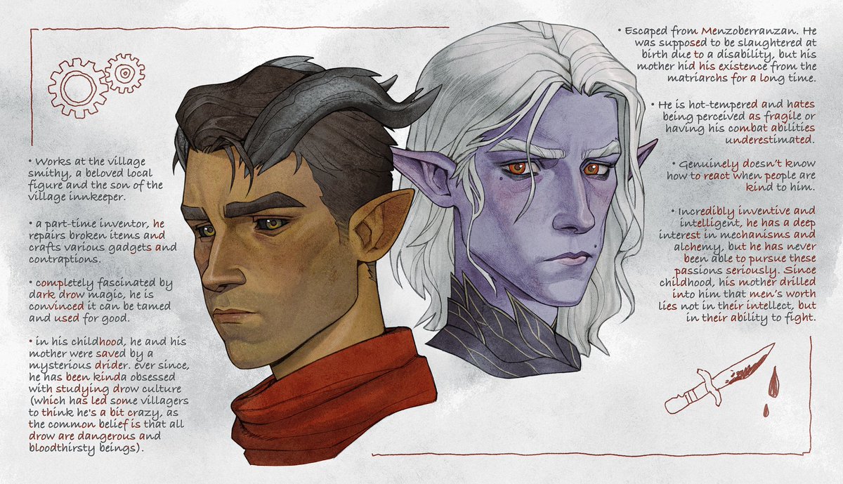 #jayvik in bg3 setting <3