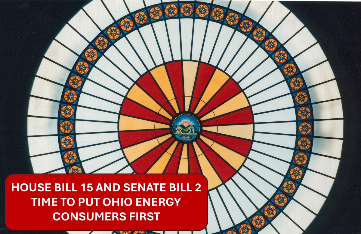 Ohio lawmakers have the opportunity to put our state’s electric consumers first by using a market-driven approach to keep consumer costs low and the lights on. We support community energy and residential demand response programs in HB15 &amp; SB2.

#FairUtilityBills #ConsumersMatter