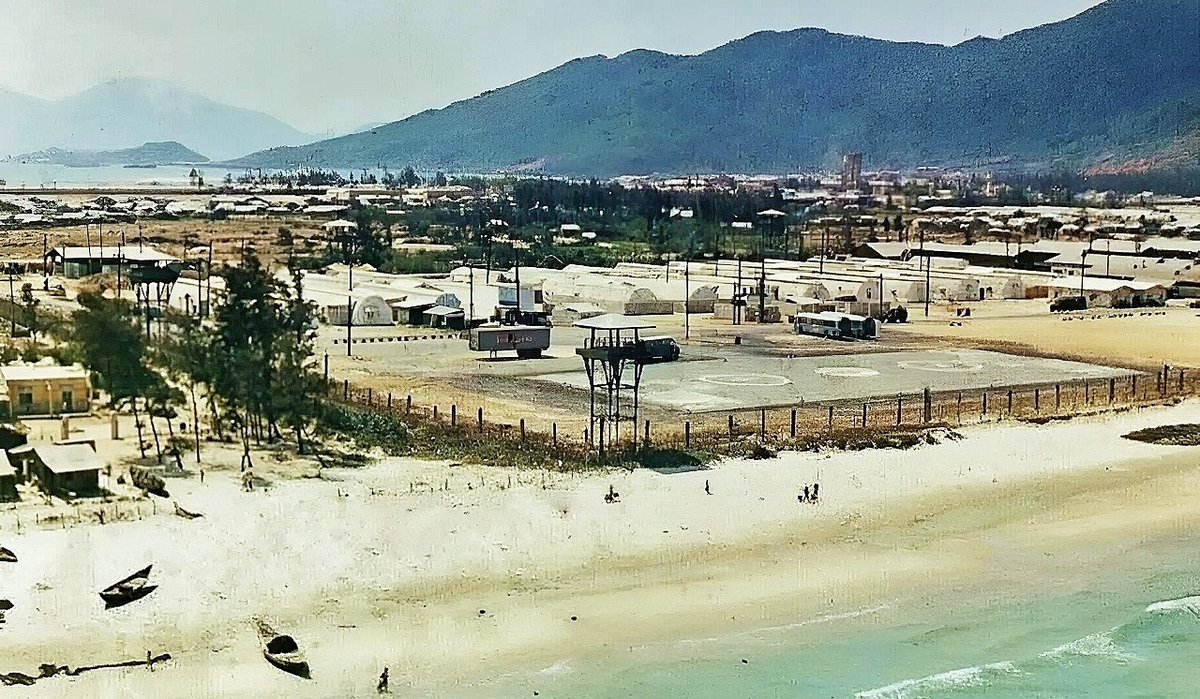 SteveWikert's tweet photo. @DanaDelany  Dana I just found some photos of 95th Ecac Hospital in Danang just a few miles from China Beach, the Army Hospital that your series was based upon.  Did they duplicate anything from the TV series sets from these? Photo of me in my jeep a few mikes away from there. https://t.co/IgtKQkI2RQ