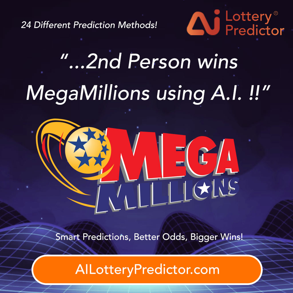AiLottPredictor's tweet photo. 2nd Player wins the #MegaMillions using A.I.! https://t.co/C4mScRZmE4 https://t.co/4n0G2G4ugh