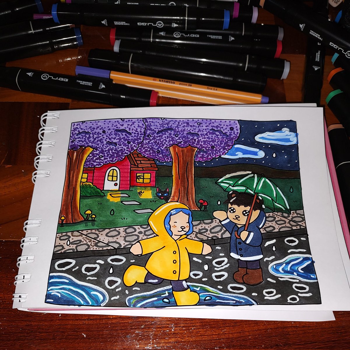 pintei um bobbie goods inspirado em Coraline