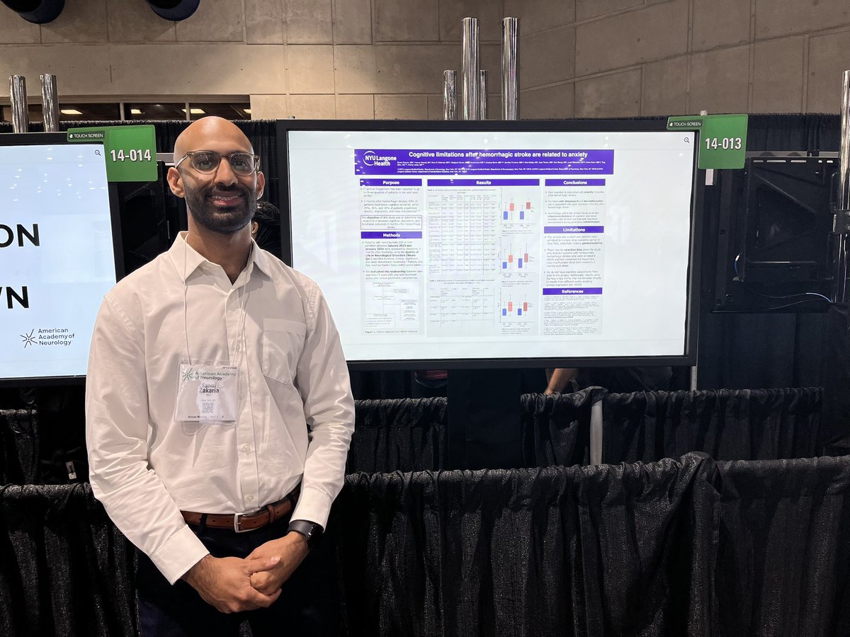 NYU Neurology Residency (@nyuneurologyres) on Twitter photo Congratulations to our residents Drs. Greenberg, Perez Torres, and Zakaria on amazing poster presentations!! #AANAM2025 <a href="/nyulangone/">NYU Langone Health</a> Congratulations to our residents Drs. Greenberg, Perez Torres, and Zakaria on amazing poster presentations!! #AANAM2025 <a href="/nyulangone/">NYU Langone Health</a>