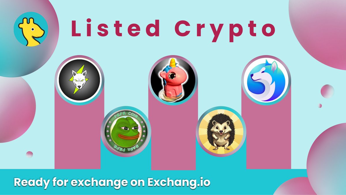 ⭐️ We’ve got (almost) every #memecoin you can think of
👇 Here are 5 special for today 📅

🦒 $VOLT - <a href="/VoltInuOfficial/">Volt Inu ⚡️</a>
🦒 $UFD - <a href="/BasementRon/">RonsBasement 🦄💨✨</a>
🦒 $AKITA - <a href="/AKITA_network/">Akita 🐕</a>
🦒 #PEPECOIN - <a href="/pepecoins/">Pepecoin</a>
🦒 $SHRUB - <a href="/Shrubeth_cto/">Shrub</a>

🔄 Swap them all on - exchang.io
