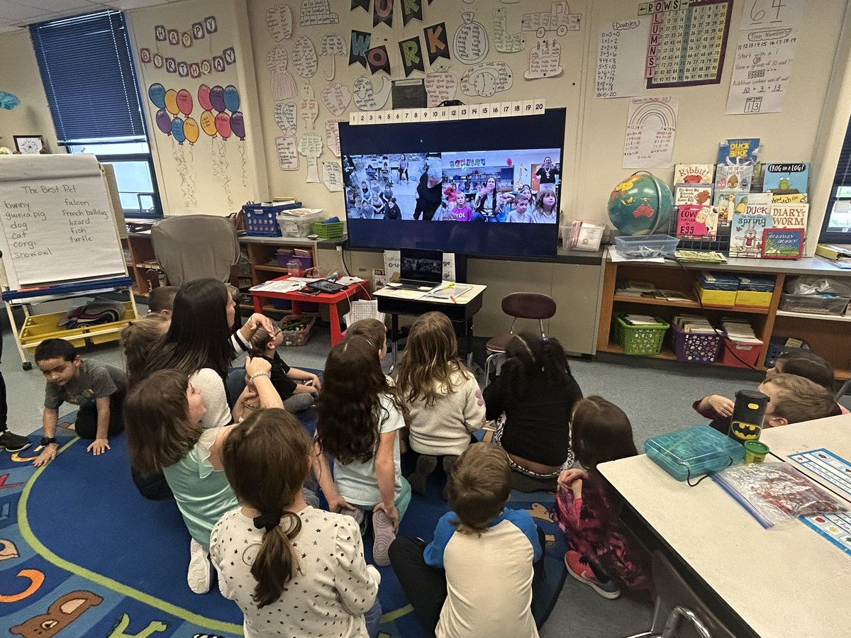 Melissa Whitman (@onecleverdirctr) on Twitter photo So much fun with some of our first grades participating in pre-Remake Learning Days activity across Pennsylvania by meeting our <a href="/remakelearning/">Remake Learning</a> DiscoverEd class partners on zoom for some ice breakers before the STEAM day in May! #remakelearning #STEMinSchools So much fun with some of our first grades participating in pre-Remake Learning Days activity across Pennsylvania by meeting our <a href="/remakelearning/">Remake Learning</a> DiscoverEd class partners on zoom for some ice breakers before the STEAM day in May! #remakelearning #STEMinSchools