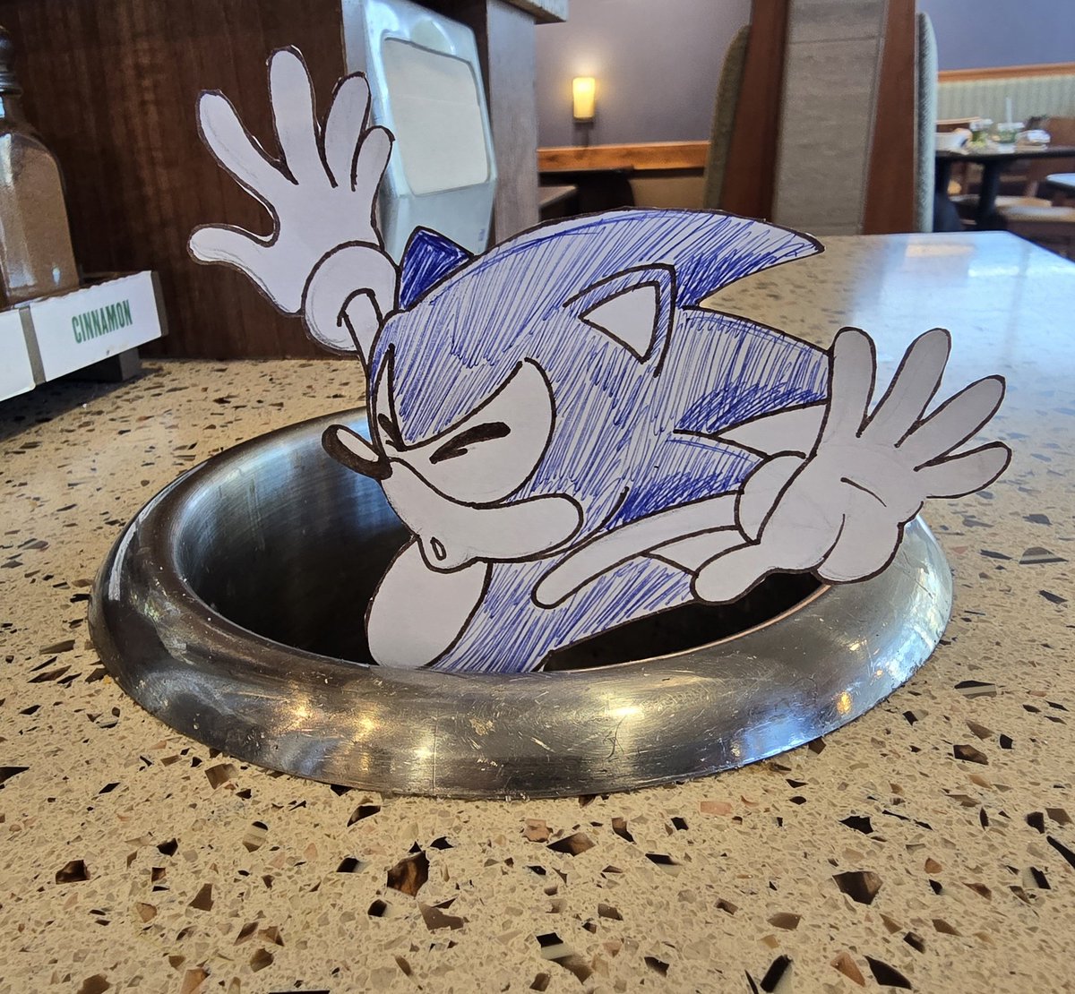 Watch out for the hole lil' man