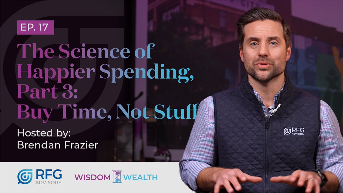 🧠 What if we told you to challenge yourself to… buy back your time?

Challenge of the Week: Use a small amount of money to eliminate one dreaded task and see how it feels. Brendan Frazier explores Principle #3 from Happy Money—"Buy Time, Not Stuff."

bit.ly/43QOlvb