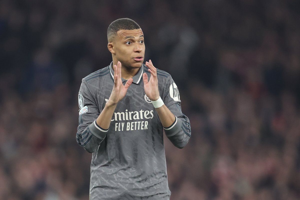 MirrorFootball's tweet photo. ❌ Raul
❌ Ronaldo
❌ Robinho
❌ Zidane
❌ Bellingham
❌ Rodrygo
❌ Mbappe
❌ Vini Jr

Real Madrid have 𝗻𝗲𝘃𝗲𝗿 scored against Arsenal in the Champions League ❌❌❌

#UCL https://t.co/TWXkeJEcSA
