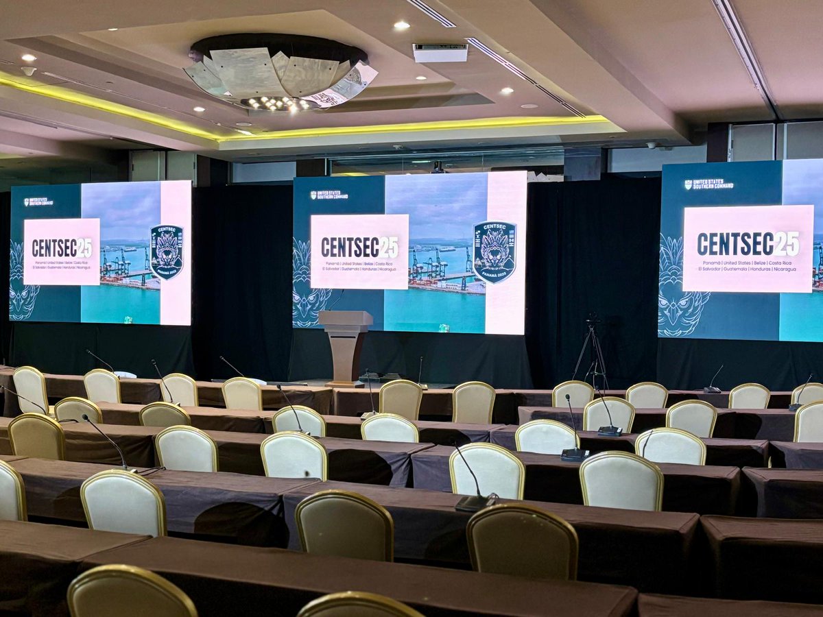Dialogo_es's tweet photo. Los líderes de defensa y seguridad de la región están en la ciudad de #Panamá del 8 al 10 de abril para la Conferencia de Seguridad de América Central, #CENTSEC25, para fortalecer la cooperación y discutir los desafíos compartidos. #Diálogo #CENTSEC #CENTSECDiálogo @southcom https://t.co/iWl9dSGvQI