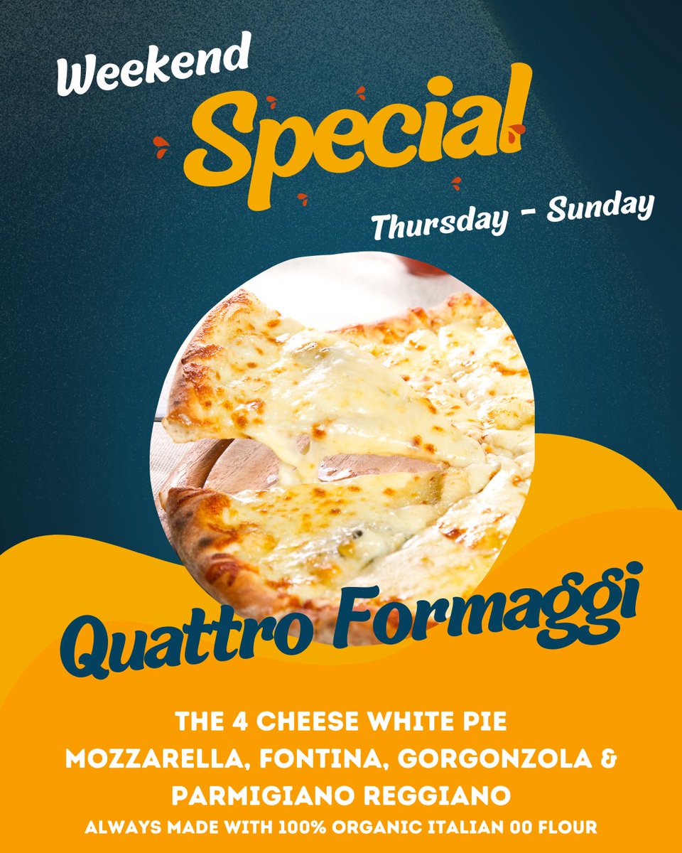 FrontyardBrew's tweet image. 🎉 Cheers to all the moms💐 We’ve got you covered 
👧 Wednesday – Kids Eat FREE! 🍕
🧠 Thursday Trivia @ 6:30PM – Free to play &amp;amp; prizes 🎶 Friday &amp;amp; Saturday – Live Music 🎤🎸
🍕 Don’t miss our  pizza special: Quattro Formaggi – 4 dreamy cheeses on  organic 100% Italian 00 flour