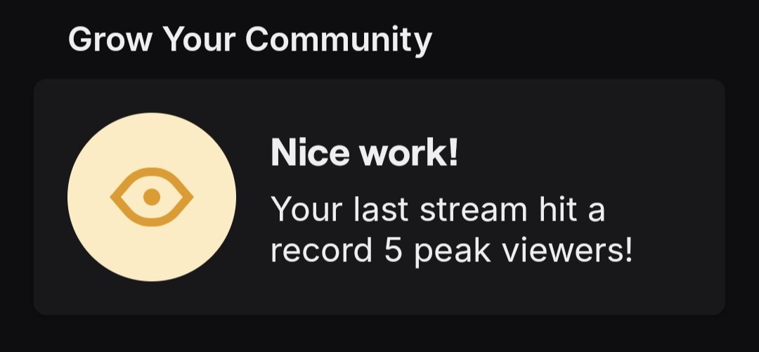 FozzyGames's tweet photo. Hell yeah! I broke my peak viewers record on my last stream 😁 https://t.co/S6e3T7yxWu