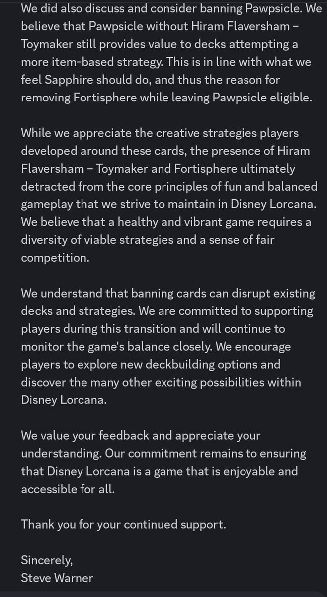 Lorcana TCG News tweet media