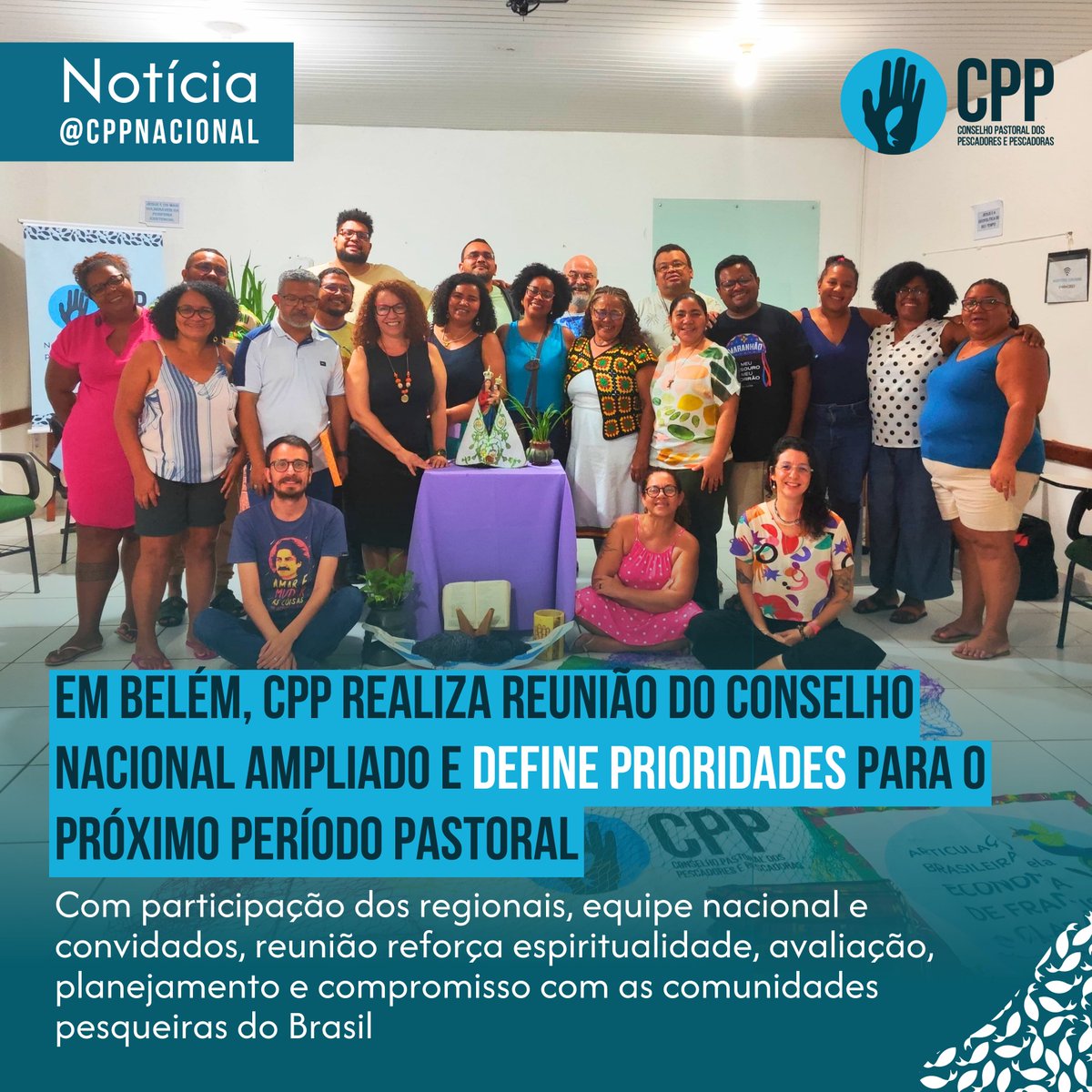 cppnacional's tweet photo. 📍 Belém (PA)  recebeu a reunião ampliada do Conselho Nacional do CPP, entre os dias 1º e 4 de abril. Representantes de todos os regionais participaram da partilha, avaliação e construção coletiva das prioridades pastorais para o próximo período.

https://t.co/24D7deHKP2 https://t.co/s3qOOwMOo6