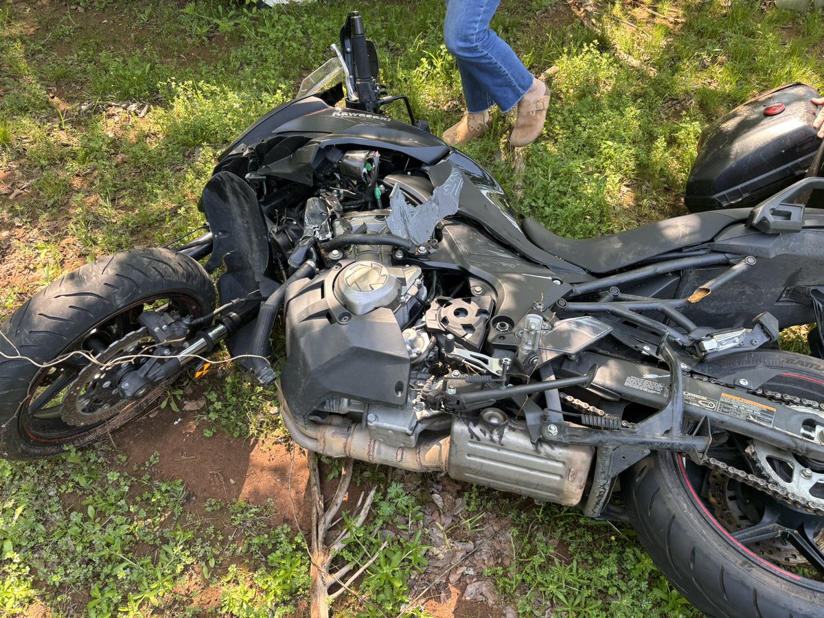 I lost a lower leg but I will walk again in a few months. My bike is dead. God was merciful and gracious to make sure which one was which.