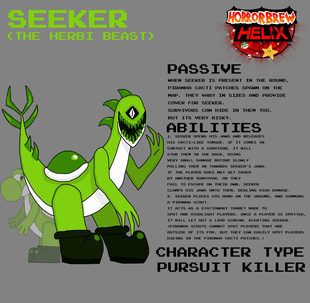 Yoshi_Kid_Plays's tweet photo. Bulldog named "Princess" and Bulldog named "Destroyer."
Since Seeker and Mono are in the planned roster for Horrorbrew Helix, here is a concept visualizer for both of them!
#Horrorbrew #HorrorbrewHelix #SeekerSweep https://t.co/xmWU08mA3P