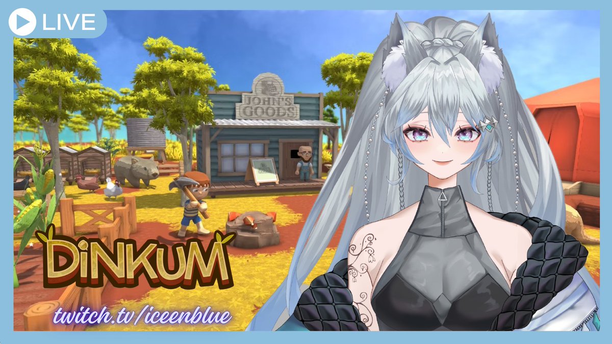 Dinkum stream tonight!!!

It's been a while since I play~ feel free to join!!
W/ <a href="/JaynetWhy/">JaynetWhy</a> <a href="/_velreal/">KZO velreal</a> @/questjay

9pm EST/6pm PST!
twitch.tv/iceenblue
