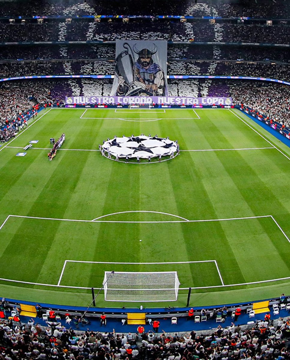 90 minuti en el Santiago Bernabéu son molto longo 🤍